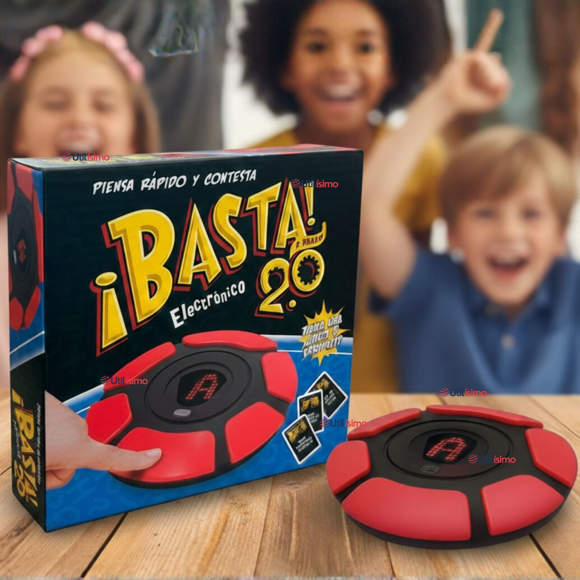 Line - Basta Electrónico 2.0 Juego De Mesa Piensa Rápido