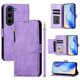 thumbnail image 1 of Funda Billetera Cremallera para Samsung Galaxy S23 FE 5G con Porta Tarjetas, Soporte y Correa Morado, 1 of 5
