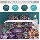 thumbnail image 5 of Gengar Bed Duvet Cover Funny Anime Cartoon Bedding Sets Lightweight 3 Piece Comforter Sets, 5 of 5
