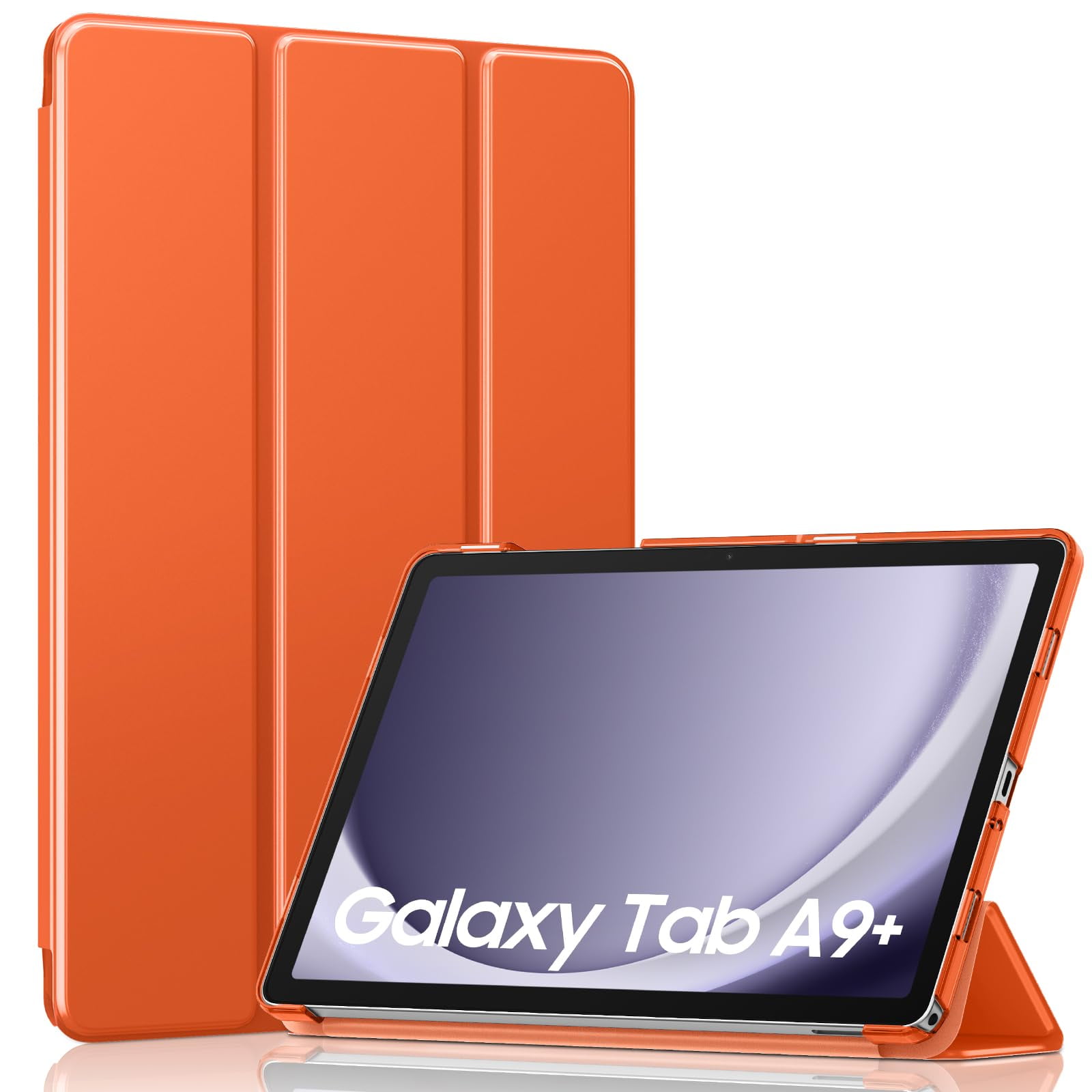 Funda Moko Para Samsung Galaxy Tab A9 Plus De 11 Pulgadas 2023, Color Naranja