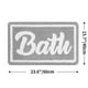 thumbnail image 3 of 1pc Absorbent Non-Slip Bathroom Mat - Soft Plush Rug for Home and Bathroom - Machine Washable and Thickened Door Carpet - Perfect for Home Decor and Comfort, 3 of 5