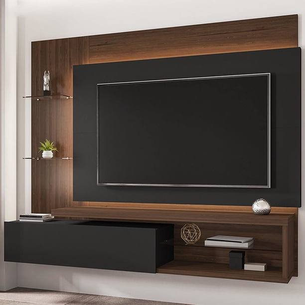 Rack Panel Tv 65 Copacabana Nogal Negro | Lider