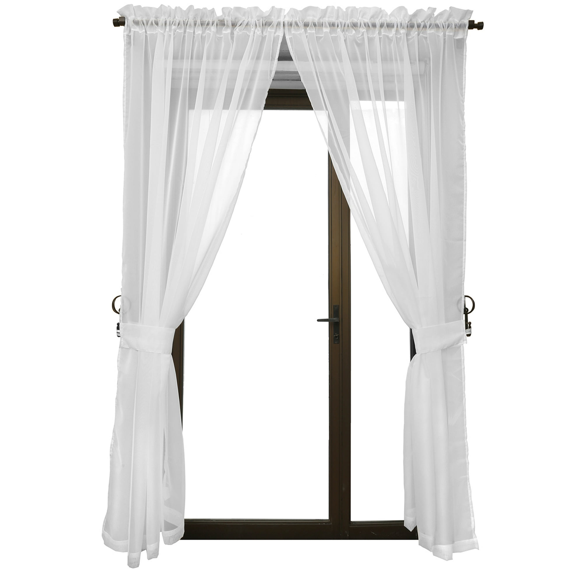 Mallorca - Set De Velos Liso 4 Piezas Cinta Panal