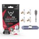 thumbnail image 1 of Kit de reparación de anclajes para paneles de yeso Bullfix – Pack de 4 – 113 kg, 1 of 8