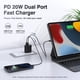thumbnail image 4 of Cargador de pared LCGENS USB C de 20 W para iPhone 16/15/14/13/13 Mini/13 Pro, 4 of 6