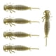 thumbnail image 4 of 5x Se?uelos De Pesca 8,9 Cm PVC Larva Worm Grub Baits Fishy Smell Dirt Yellow, 4 of 5