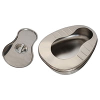 Magideal - Orinal De Acero Inoxidable, Cómodo, Fácil De Limpiar, Versátil, Cómoda Junto A La Cama, Contenedor Para Orinar, Orinal Portátil Para Hombres Y Mujeres Con Tapa