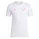 thumbnail image 1 of Camiseta adidas Messi de manga corta blanca talla grande, 1 of 4