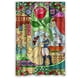 thumbnail image 1 of Cortina de ducha con diseño de rosas y bestias, juego de cortinas de baño con ganchos, tamaño 48 x 72 pulgadas, 1 of 3