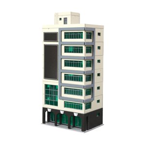 Magideal - Adorno De Maqueta De Edificio Moderno A Escala 1:150 N, Fácil Montaje, Diseño De Escenario Arquitectónico, Diorama Para Escenario Ferroviario, Mesa De Amarillo Claro