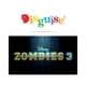thumbnail image 2 of Disfraz de peluca Addison Alien oficial de Disney Zombies Kids, 2 of 2