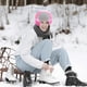 thumbnail image 2 of Orejeras de unicornio de invierno, orejeras cálidas, orejeras de lentejuelas, orejeras lindas, orejeras de felpa cálidas y resistentes al frío, 2 of 4