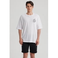 Fashionspark - Polera Hombre Doble Print Blanco - Lv