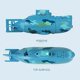 thumbnail image 4 of Submarino RC Ouhgnoh Mini 15 cm Impermeable con Control Remoto, 4 of 6