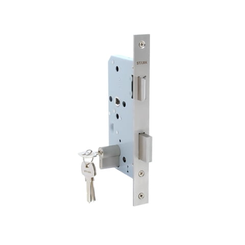Stark Design - Cerradura De Embutir Puerta Acceso Principal, Cilindro Ambos Lados. (Acero Inoxidable 304). Sku: Sde200-Ai.Cl70
