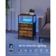 thumbnail image 4 of Mesa de Noche SONGMICS BELLAH con Estación de Carga y Luz LED, 4 of 6
