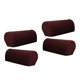 thumbnail image 1 of Juego De 4 Fundas De Reposabrazos De Sofá De Muebles De Franela Protectores Café Oscuro, 1 of 5