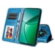 thumbnail image 4 of Funda tipo cartera FOXDOCK para Realme 12 Plus 5G , diseño girasol en relieve, cuero PU, cierre magnético, soporte y tarjetero, 4 of 5