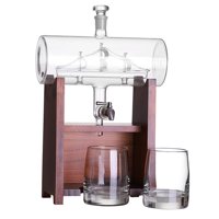 Magideal - De Decantador De , Accesorios Para , Decoración Náutica, 1300Ml, Regalos Para El Calentamiento De , Jarra De Cristal,