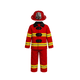 thumbnail image 2 of Disfraz De Bombero Para Niños Con Casco Talla 10-12años, 2 of 5