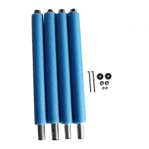 Ioensy - Postes De Trampolín Para Niños, Cubierta De Poste De Trampolín Para Cama De Rebote De Césped, 52,5 Cm, 4 Uds.