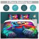 thumbnail image 5 of Super Mario Bed Duvet Cover Microfiber Bedding Sets 3D Printed Lightweight 3 Piece Comforter Sets for Kids Boys Girls, 5 of 5
