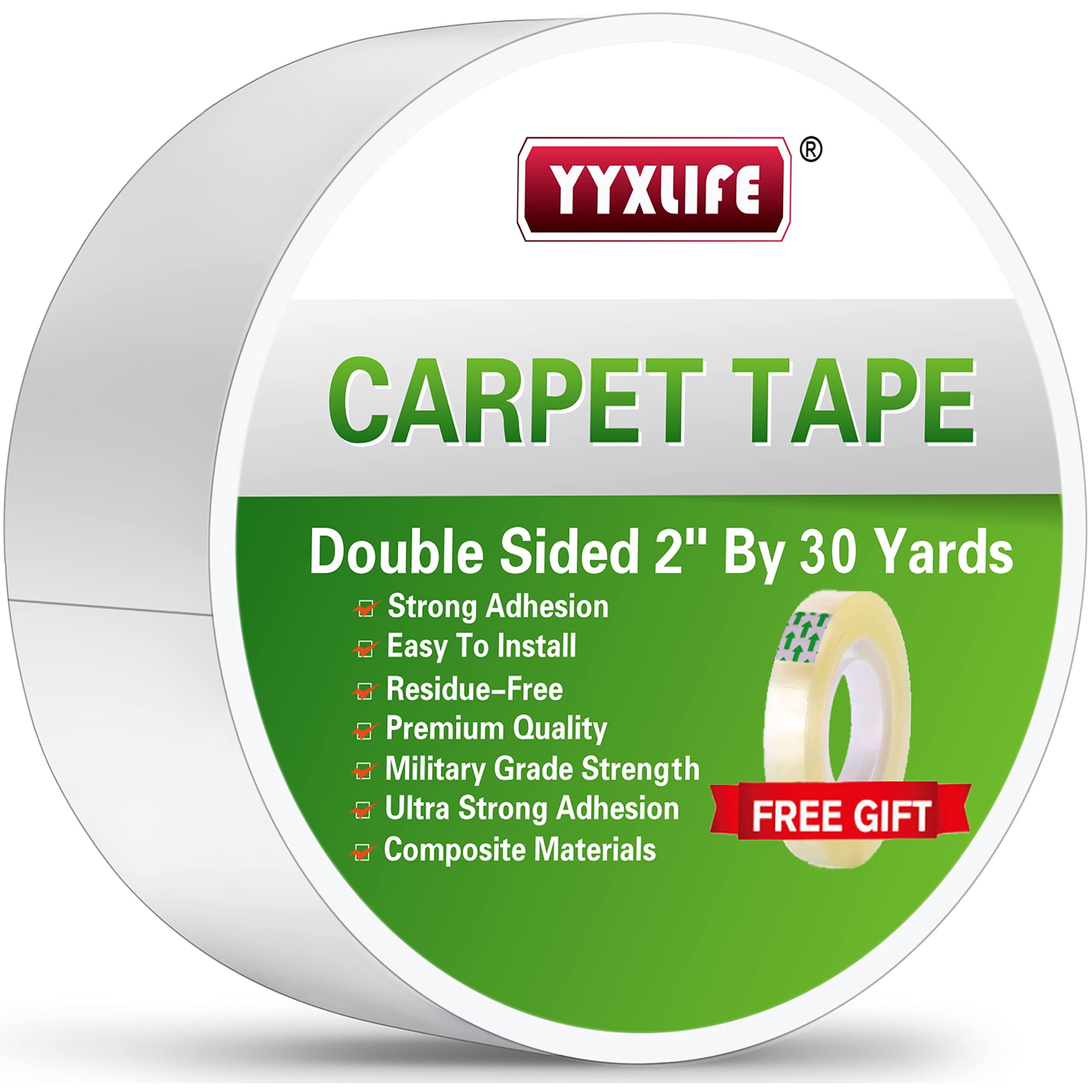 Cinta Adhesiva Yyxlife Heavy Duty De 5 Cm X 27 M, Color Blanco