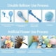 thumbnail image 5 of Kit de arco de globos feilebalon rosa, azul y verde con flores, 5 of 7