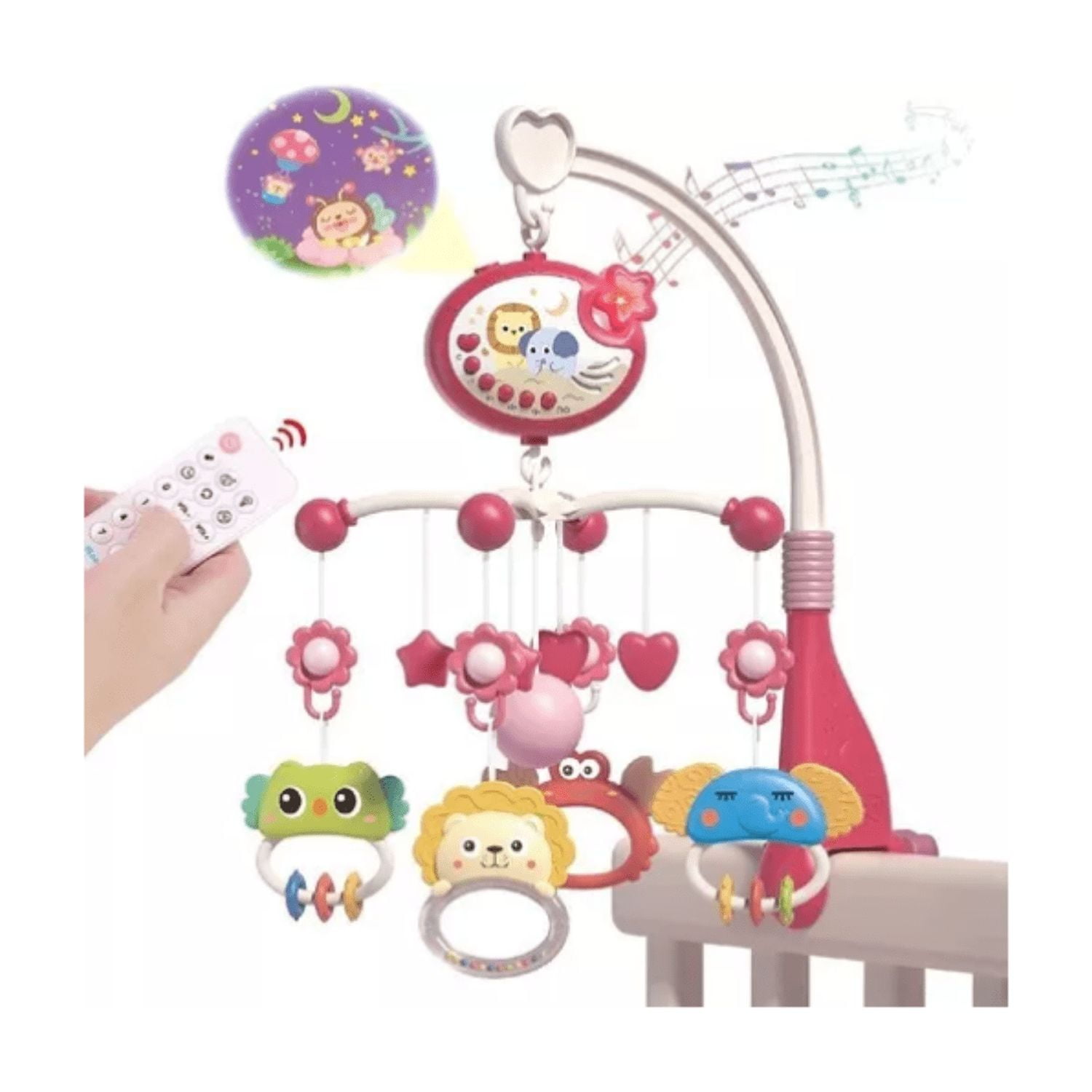 Citotools - Móvil De Bebe Sonajero Musical Giratorio 360° Cuna Y Coche