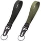thumbnail image 1 of Llavero con cordón para la muñeca, paquete de 2 correas para llaves, llavero con cordón para la muñeca para hombres y mujeres (negro y verde militar), 1 of 7