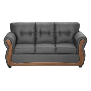 Colbox - Sofá Blazer 3 Cuerpos Tela Gris Medio