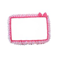 Magideal - Marco De Pantalla De Ordenador, Cubierta De Borde, Funda Protectora Encantadora, Decoración De Pantalla, A Prueba De Polvo Con Lazo Para Pc Y Tableta 23 A 26 Pulgadas