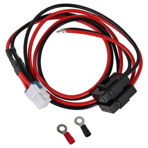 Magideal - Cable De Fuente De Alimentación 1M/3.3Ft Fusible Portátil De Onda Corta 30A 12 Awg 4 Pines Para Accesorios Ic-7600 Reemplazo Directo Fácil De Instalar