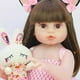 thumbnail image 2 of Muñeca Reborn Bebé Realista De Silicona Lavable 55cm, 2 of 9