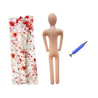 Magideal - Maniquí Inflable Figura Humana De Cuerpo Entero Modelo Realista En Pvc Como Utilería De Escenografía Adecuado Para Recreación De Escenas Decoración De Estilo B