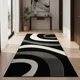 thumbnail image 1 of Alfombra Pasillera 3d Decorativa W.m G Moderna 1.8 M 60 Cm Ralla Negro, 1 of 3