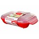 thumbnail image 1 of Cocedor de Huevos Sistema 1,1 L Rojo para 4 Huevos Libre de BPA, 1 of 9