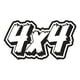 thumbnail image 3 of Sticker 4x4 Off Road Camioneta AWD (Par Ambos Lados), 3 of 3