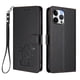 thumbnail image 1 of Funda de Gato tipo Libro para iPhone 13 Pro Max, Negro, 1 of 6