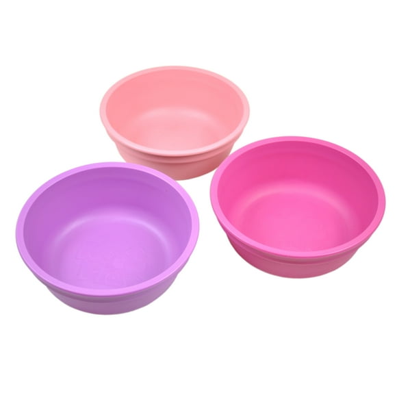 Set 3 Bowl Ecológico- Fucsia-Rosado-Morado