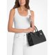 thumbnail image 2 of Bolso Satchel Michael Kors Scarlett Mediano Negro con Herrajes Plateados, 2 of 3