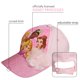thumbnail image 2 of Gorra de béisbol Disney Girls Princess Glitter Frozen de 4 a 7 años, 2 of 7