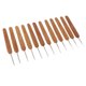 thumbnail image 4 of Los ganchos de ganchillo de la manija de bambú 12pcs fijaron tejer agujas de tejer 0.5mm-3.5mm, 4 of 5