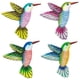 thumbnail image 5 of Paquete De 4 Estatuas De Decoración De Arte De Pared De Colibrí Para Colgar Para Decoración De Césped Interior, 5 of 5