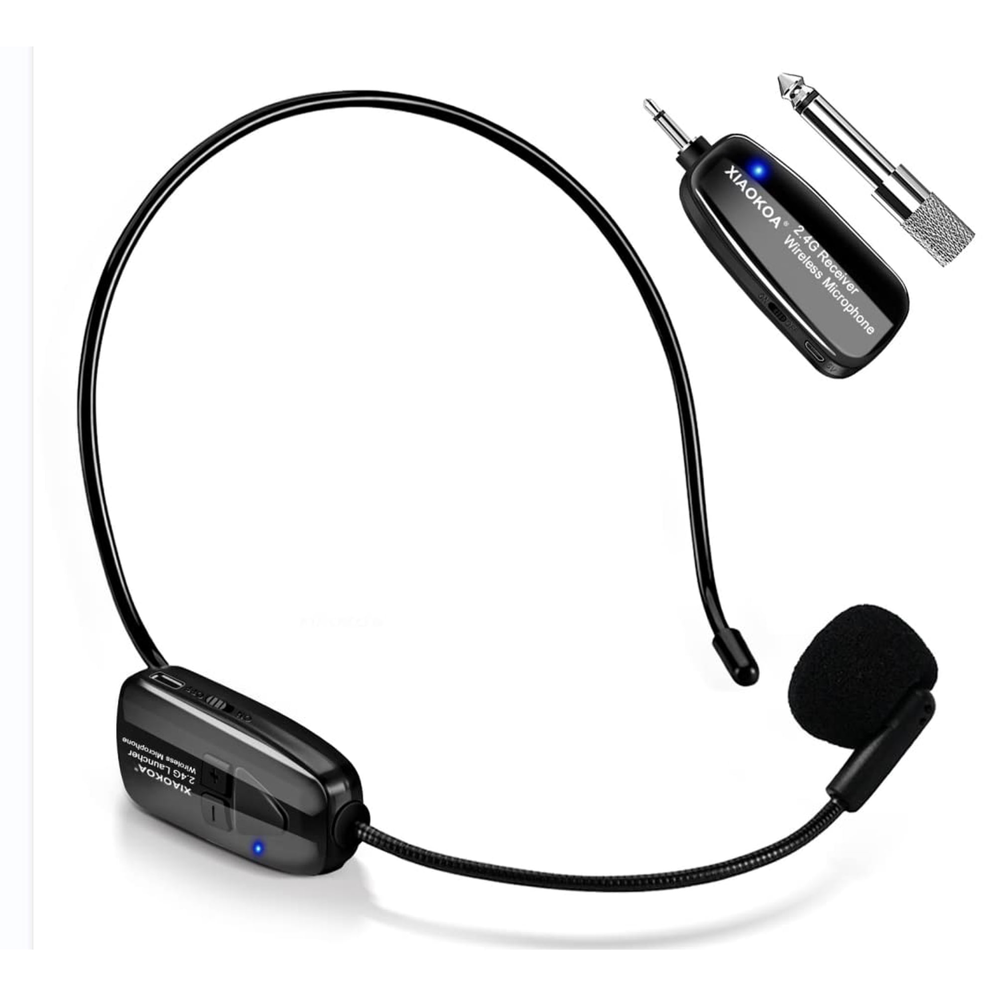 Auriculares Con Micrófono Inalámbrico Xiaokoa 2.4g Con Transmisión De 50 M