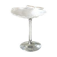 Magideal - Copas De Vino Con Forma De Concha, Copas De Jugo, Vasos, Artículos Para Beber, Creativos, Versátiles, Copas, 5 X 18 Cm, Para Accesorios Del Día Del Pa Blanco