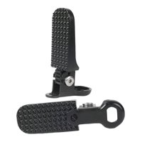 Magideal - 2 Pedales De Rueda Trasera De Bicicleta, Pedales De Metal, Antideslizantes, De Liberación Rápida, Fácil Instalación, Pedal De Motocicleta, Reposapiés