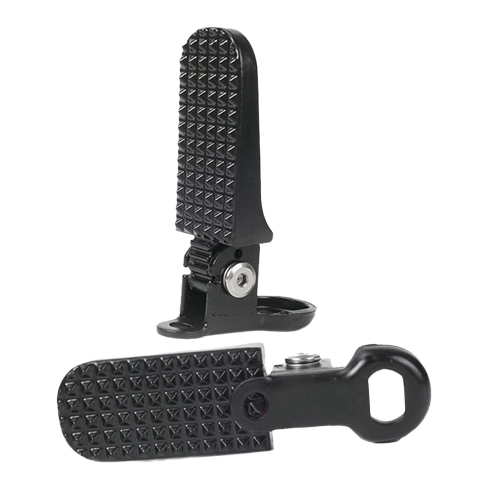 Magideal - 2 Pedales De Rueda Trasera De Bicicleta, Pedales De Metal, Antideslizantes, De Liberación Rápida, Fácil Instalación, Pedal De Motocicleta, Reposapiés