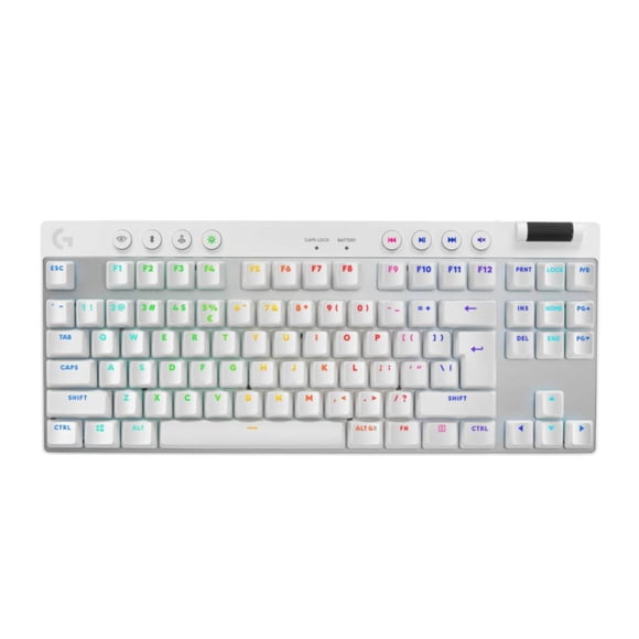 Teclado Gamer Logitech Pro X TKL US Blanco Tactile