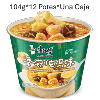Fideo Instantaneo Kang Shi Fu Sabor A Pollo Con Champiñón 104G*12 Potes